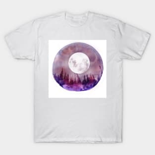 Moonlit village T-Shirt